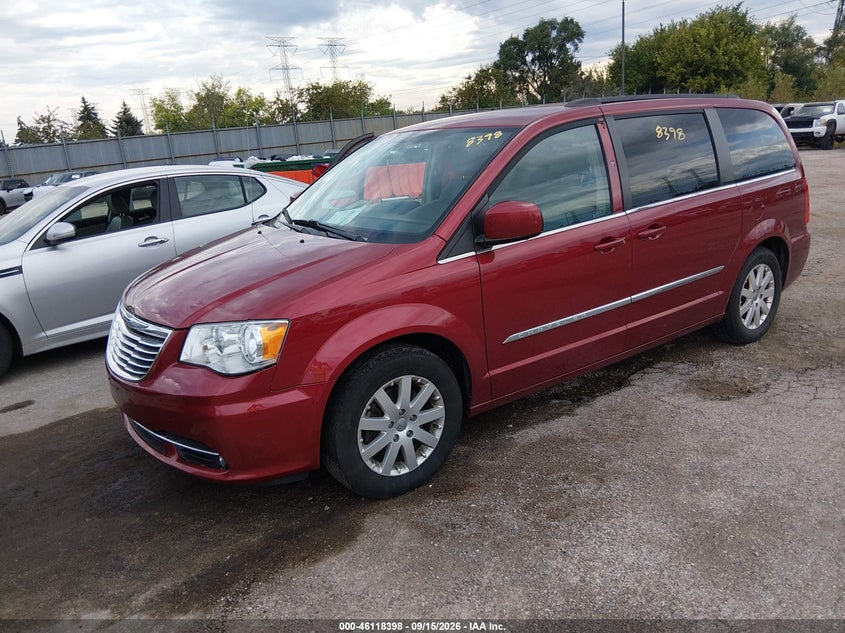 Vin: 2c4rc1bg4fr695368, lot: 46618118, chrysler town & country touring 20152