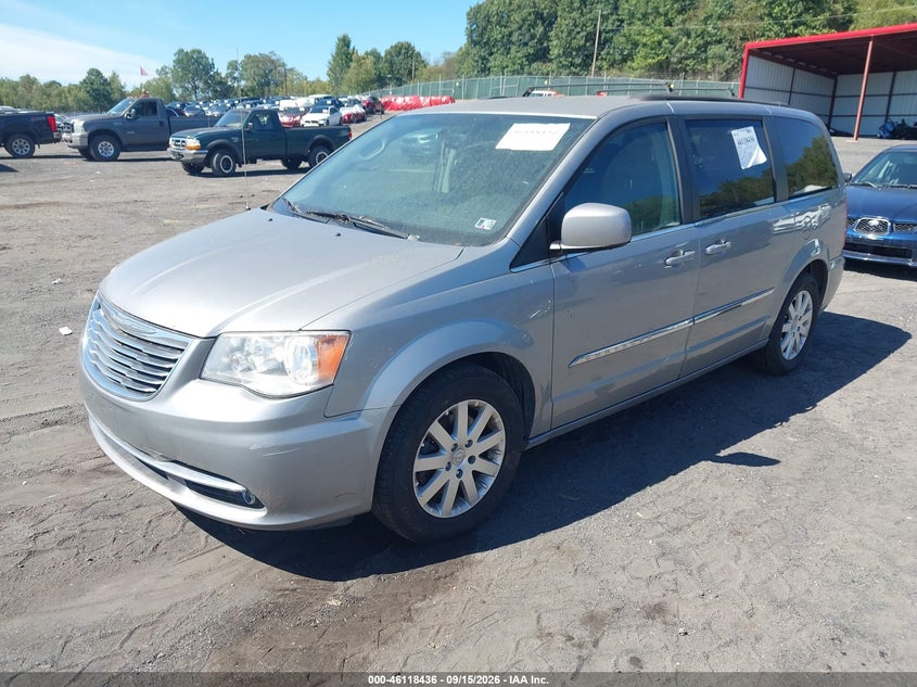 Vin: 2c4rc1bg0gr207437, lot: 46618156, chrysler town & country touring 20162