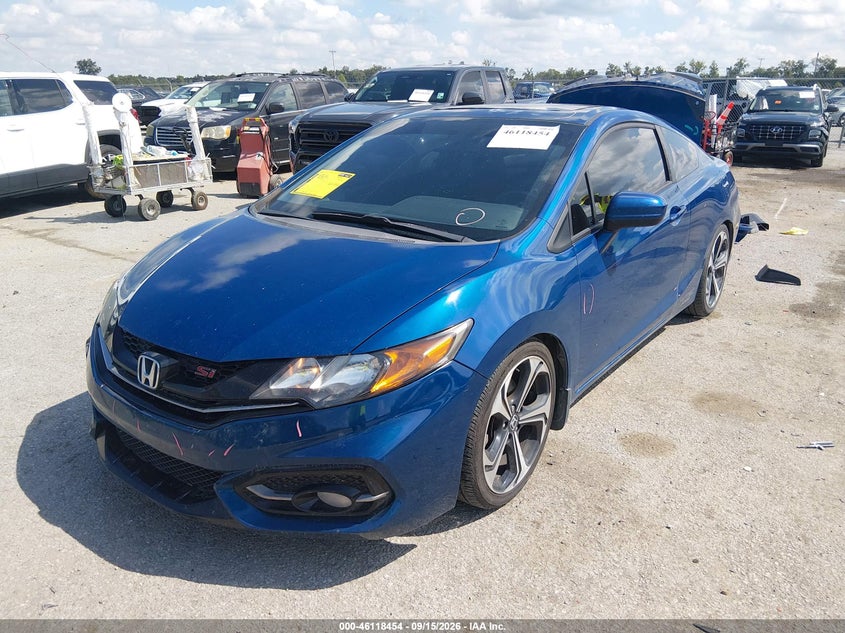 Vin: 2hgfg4a56fh703440, lot: 46618174, honda civic si 20152