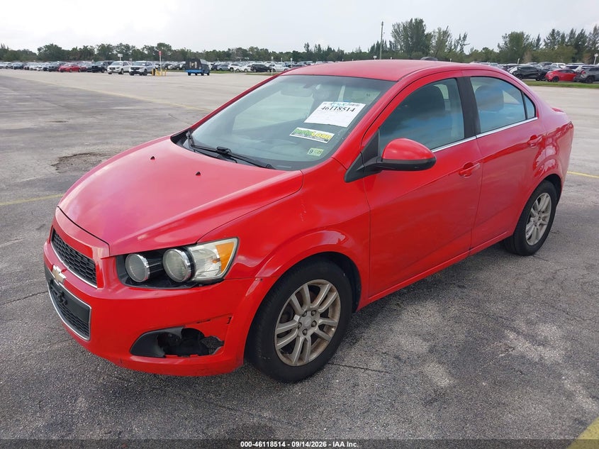 Vin: 1g1jc5sh6f4183636, lot: 46618234, chevrolet sonic lt auto 20152