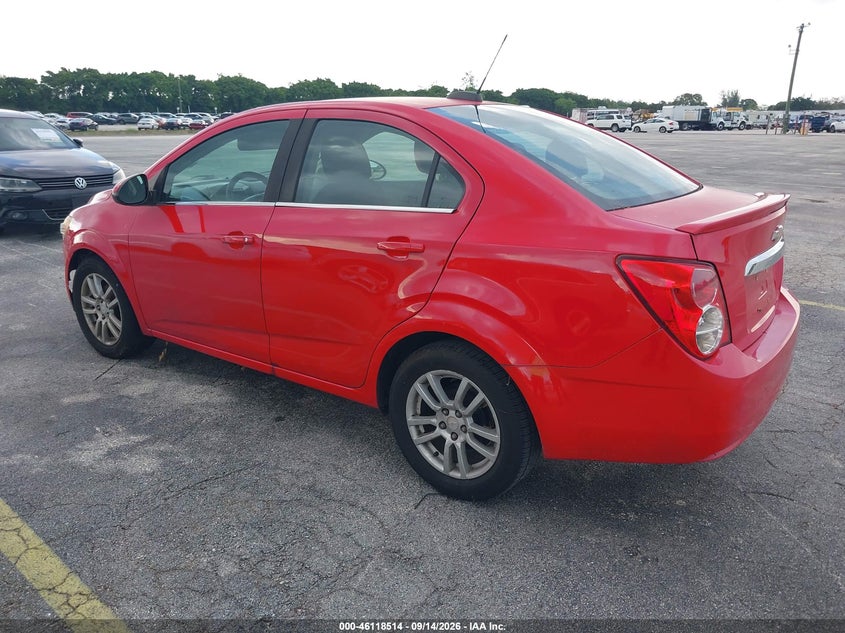 Vin: 1g1jc5sh6f4183636, lot: 46618234, chevrolet sonic lt auto 20153