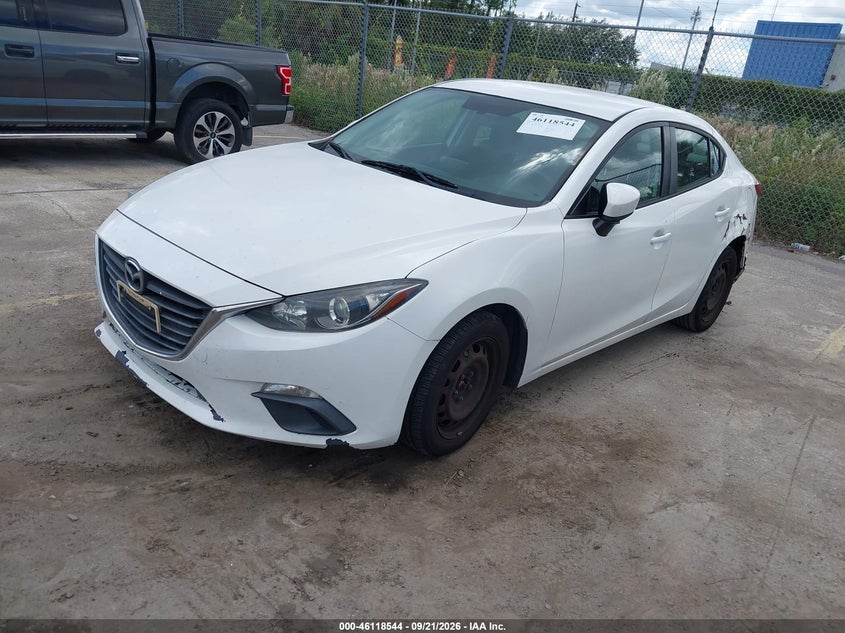 Vin: 3mzbm1u78fm146028, lot: 46618264, mazda mazda3 i sport 20152