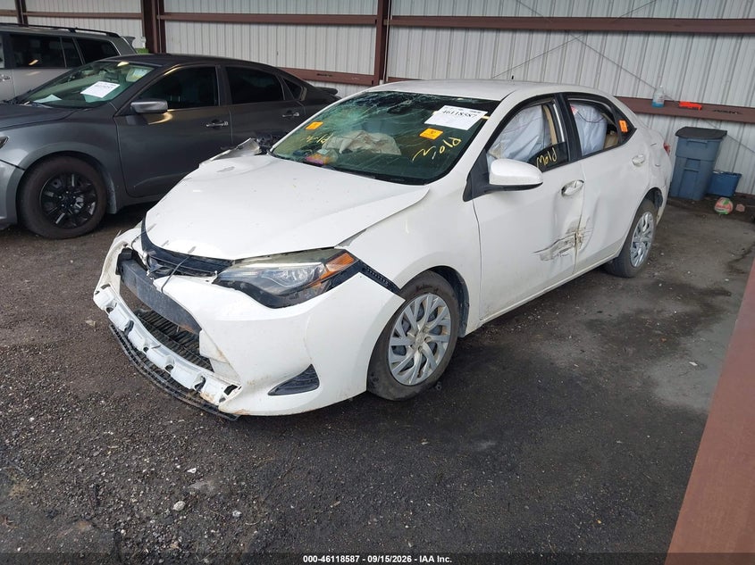 Vin: 5yfburhe7jp777235, lot: 46618307, toyota corolla le 20182