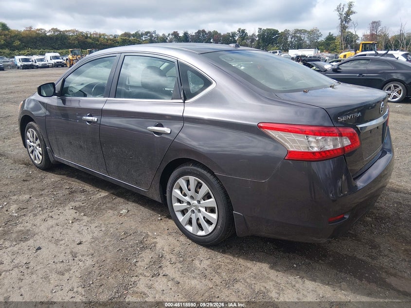 NISSAN SENTRA 2015 VIN 3N1AB7AP0FY349132