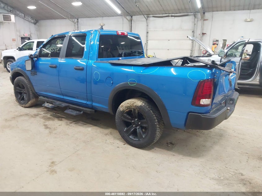 Vin: 1c6rr7gg5ms582140, lot: 46618312, ram 1500 classic warlock  4x4 6'4 box 20213