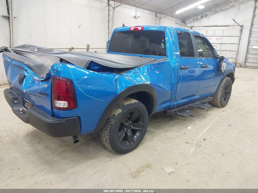 Vin: 1c6rr7gg5ms582140, lot: 46618312, ram 1500 classic warlock  4x4 6'4 box 20214