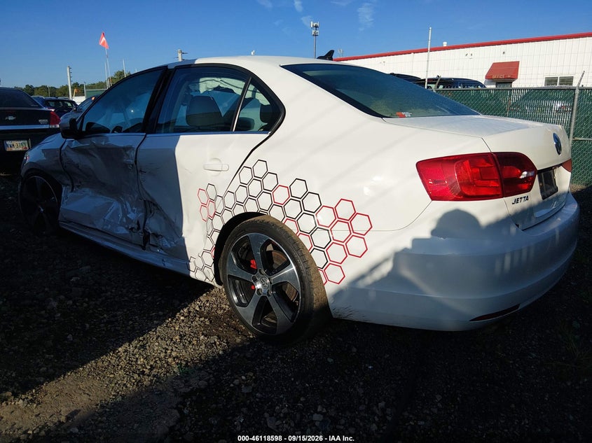 Vin: 3vwlx7aj9bm003842, lot: 46618318, volkswagen jetta 2.5l sel 20113