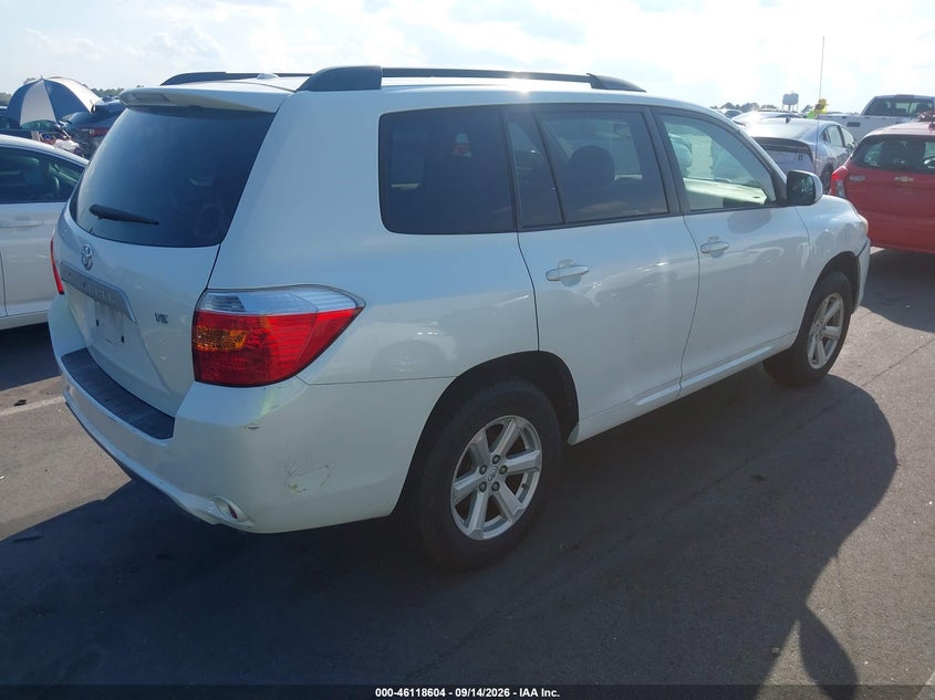 2009 TOYOTA HIGHLANDER auction photo 4