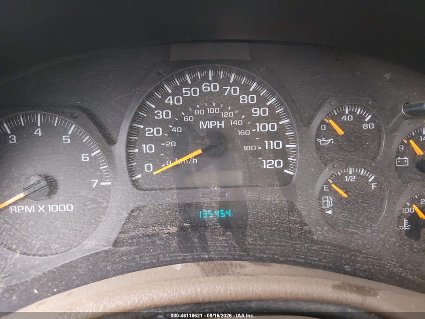 CHEVROLET TRAILBLAZER 2003 VIN 1GNDT13S532306297