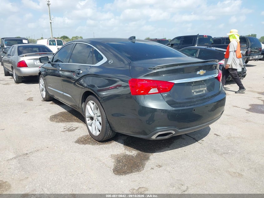 Vin: 1g1165s34fu121020, lot: 46618362, chevrolet impala 2lz 20153