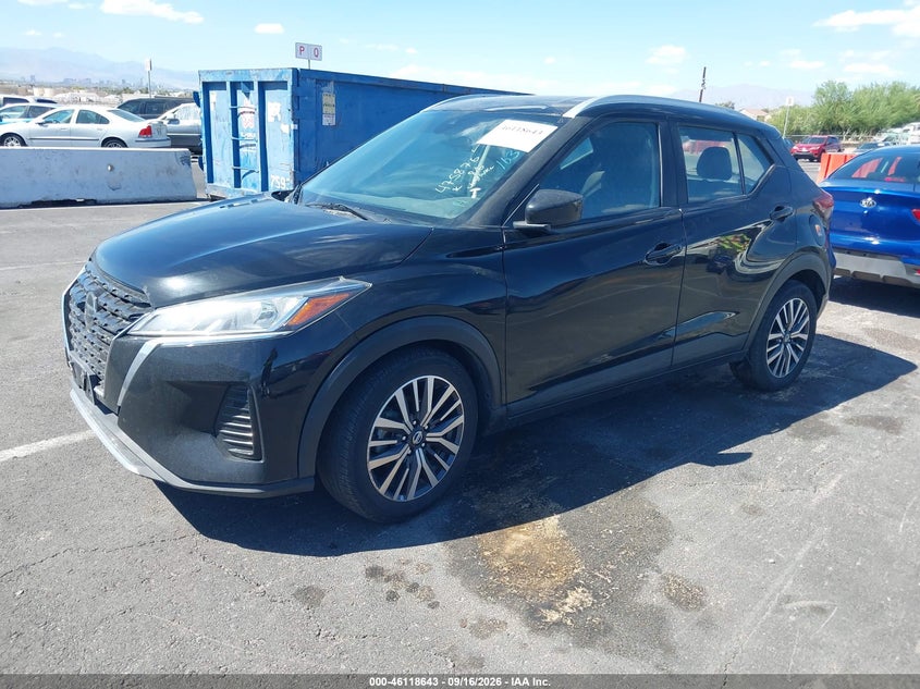 Vin: 3n1cp5cv3ml475876, lot: 46618363, nissan kicks sv xtronic cvt 20212