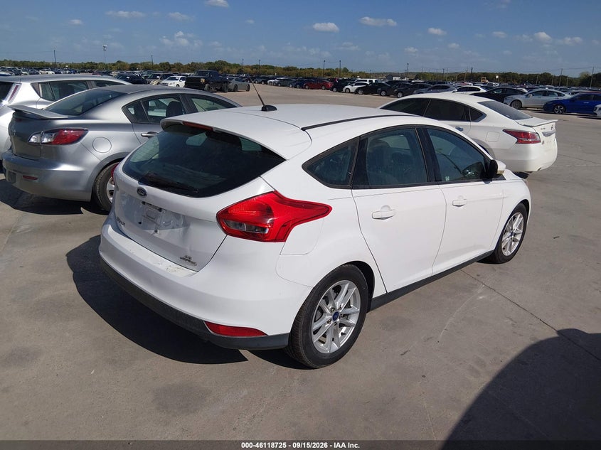 Vin: 1fadp3k21gl213745, lot: 46618445, ford focus se 20164