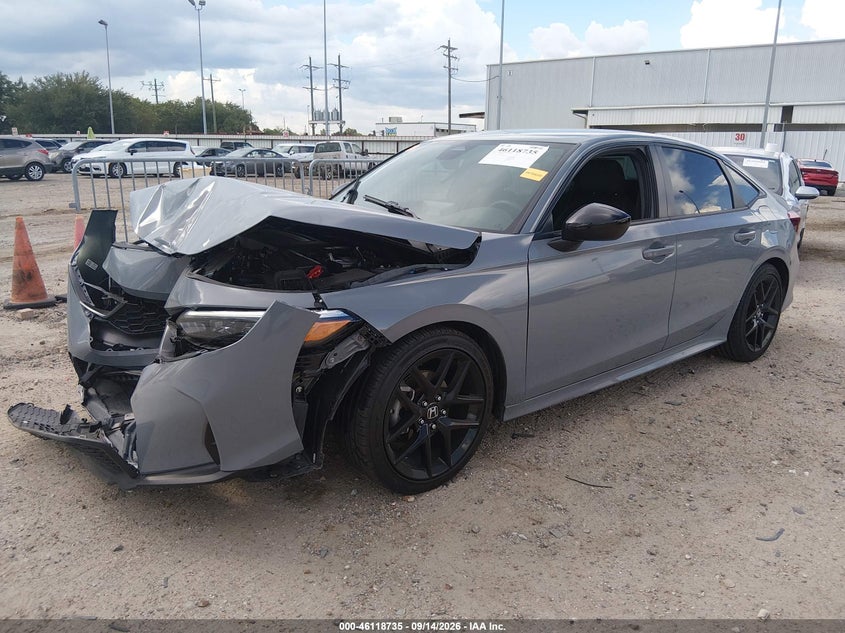 Vin: 2hgfe2f59th524484, lot: 46618455, honda civic sport 20262