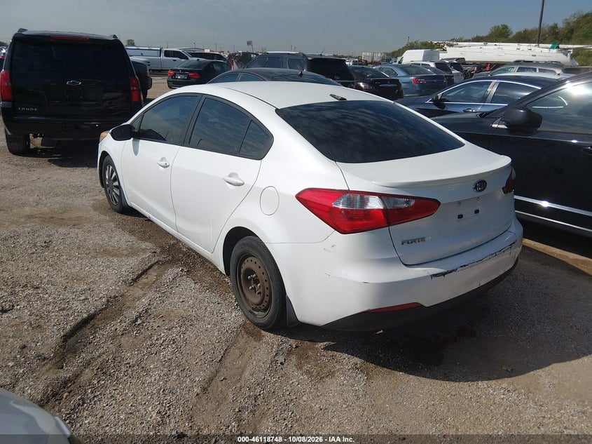 Vin: knafx4a60f5284545, lot: 46618468, kia forte lx 20153