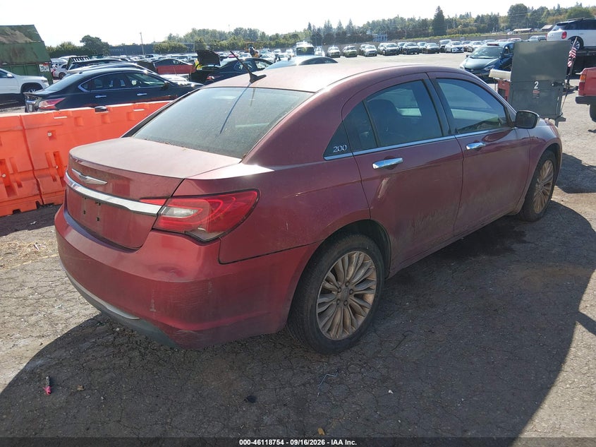 2012 CHRYSLER 200 auction photo 4