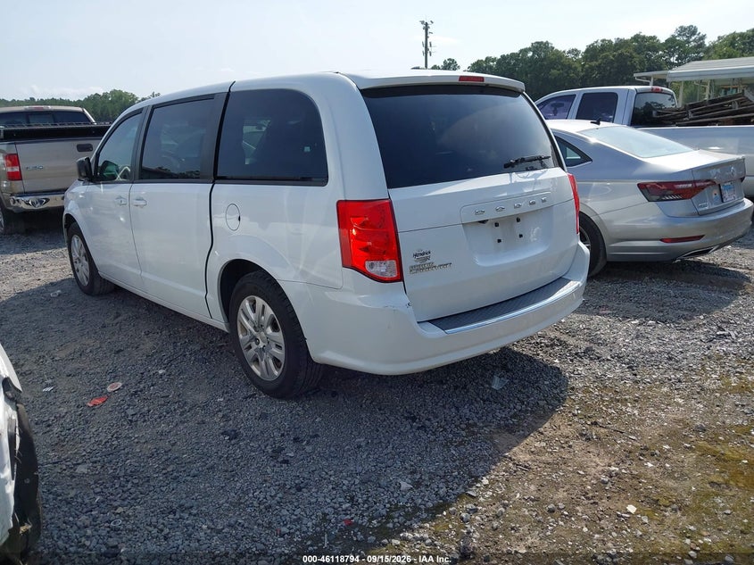 Vin: 2c4rdgbg5jr150918, lot: 46618514, dodge grand caravan se 20183