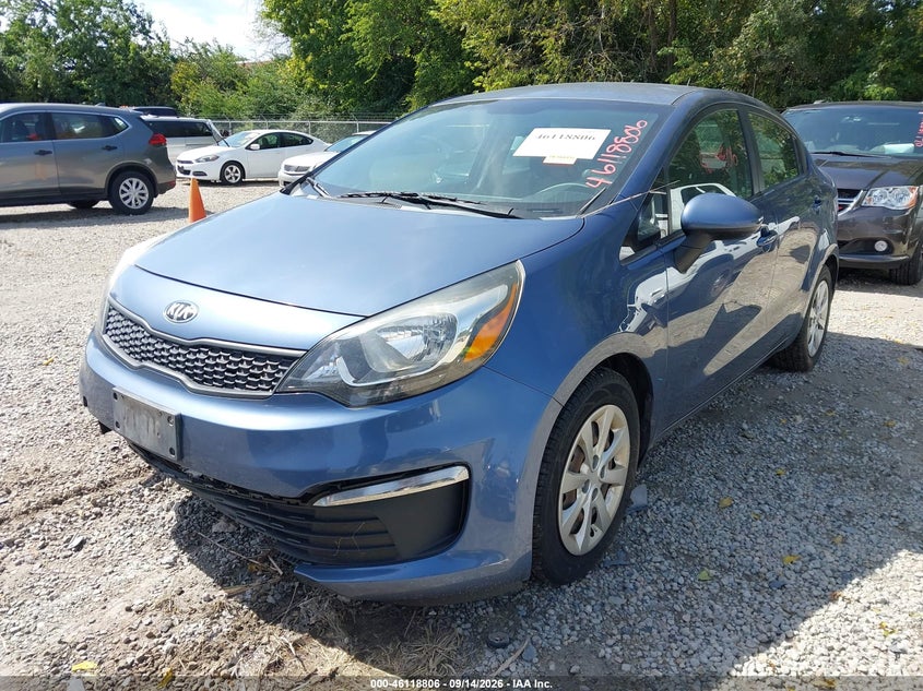 Vin: knadm4a36g6643222, lot: 46618526, kia rio lx 20162