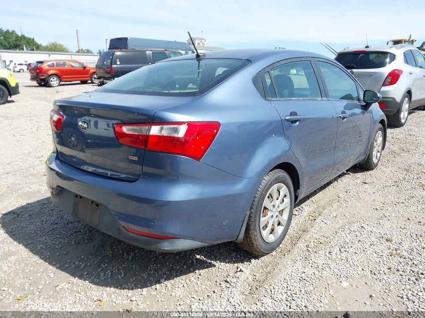 Vin: knadm4a36g6643222, lot: 46618526, kia rio lx 20164