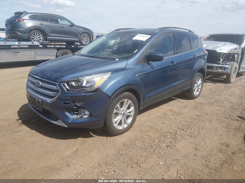 2018 Ford Escape, Удар спереди, IAAI, VIN 1FMCU9GD1JUA31102 — фото 2