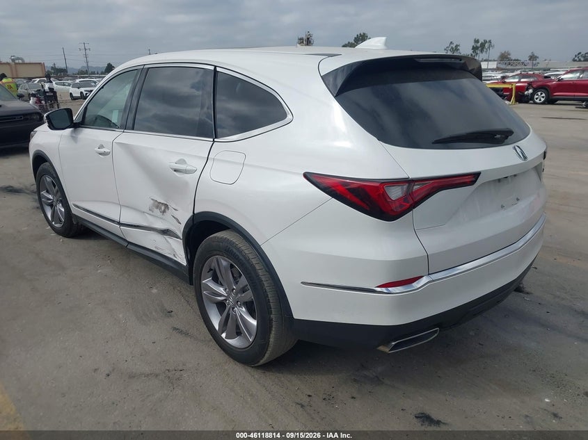 Vin: 5j8yd9h33rl006009, lot: 46618534, acura mdx standard 20243