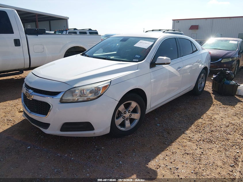 2016 Chevrolet Malibu Limited Lt, Обычный износ, IAAI, VIN 1G11C5SA9GF145679 — фото 2