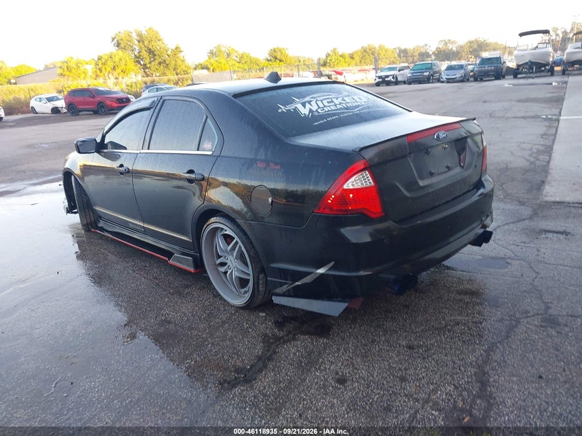 Vin: 3fahp0kc6br137538, lot: 46618655, ford fusion sport 20113