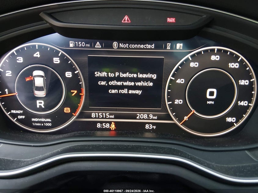 AUDI A4 2017 VIN WAUENAF42HN048232