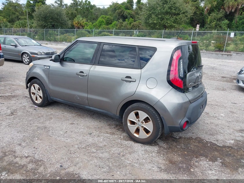 Vin: kndjn2a24g7281593, lot: 46618691, kia soul 20163