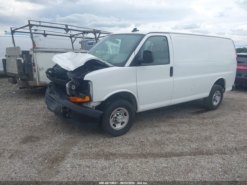Vin: 1gcwgafp9p1252690, lot: 46618747, chevrolet express cargo rwd 2500 regular wheelbase wt 20232