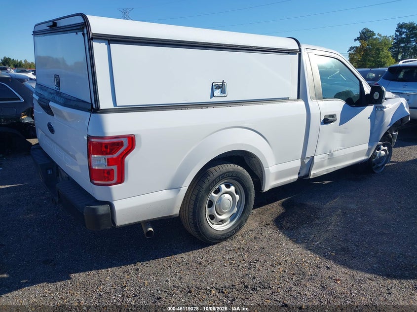 Vin: 1ftmf1cb8lkf33130, lot: 46618748, ford f-150 xl 20204
