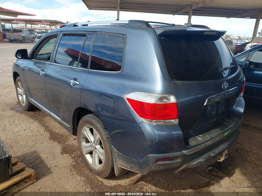 Vin: 5tddk3eh7cs141418, lot: 46618776, toyota highlander limited v6 20123