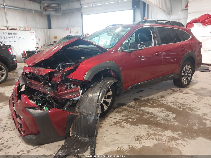Vin: 4s4btanc9r3145408, lot: 46618843, subaru outback limited 20242