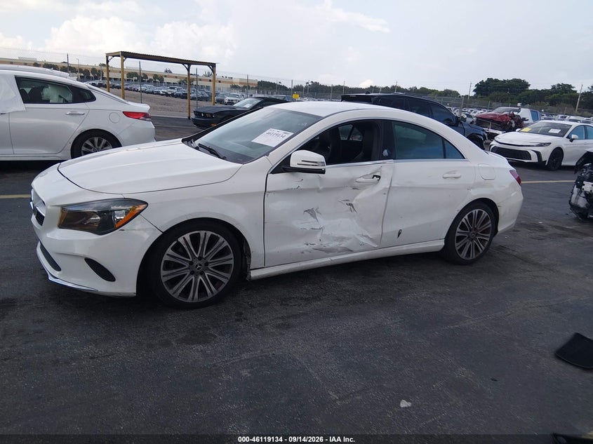 Vin: wddsj4eb1jn660808, lot: 46618854, mercedes-benz cla 250 20182
