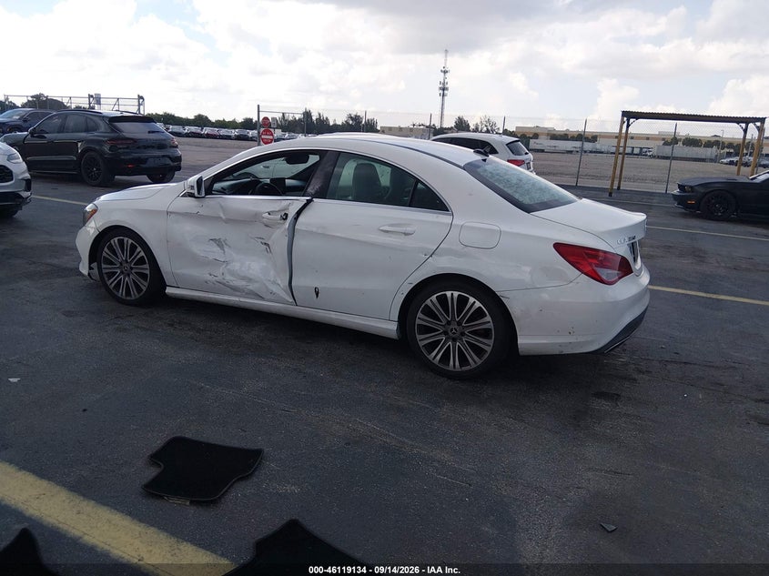 Vin: wddsj4eb1jn660808, lot: 46618854, mercedes-benz cla 250 20183