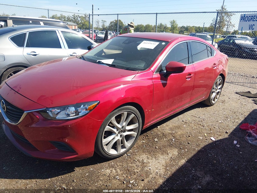 Vin: jm1gl1v55h1124447, lot: 46618875, mazda mazda6 touring 20172