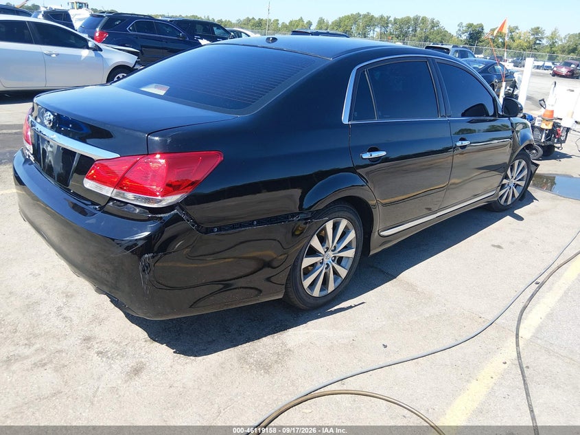 Vin: 4t1bk3db5bu387751, lot: 46618878, toyota avalon limited 20114