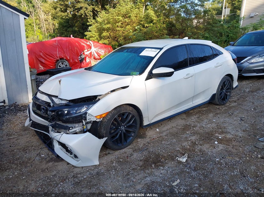 Vin: shhfk7h46lu410035, lot: 46618880, honda civic sport 20202
