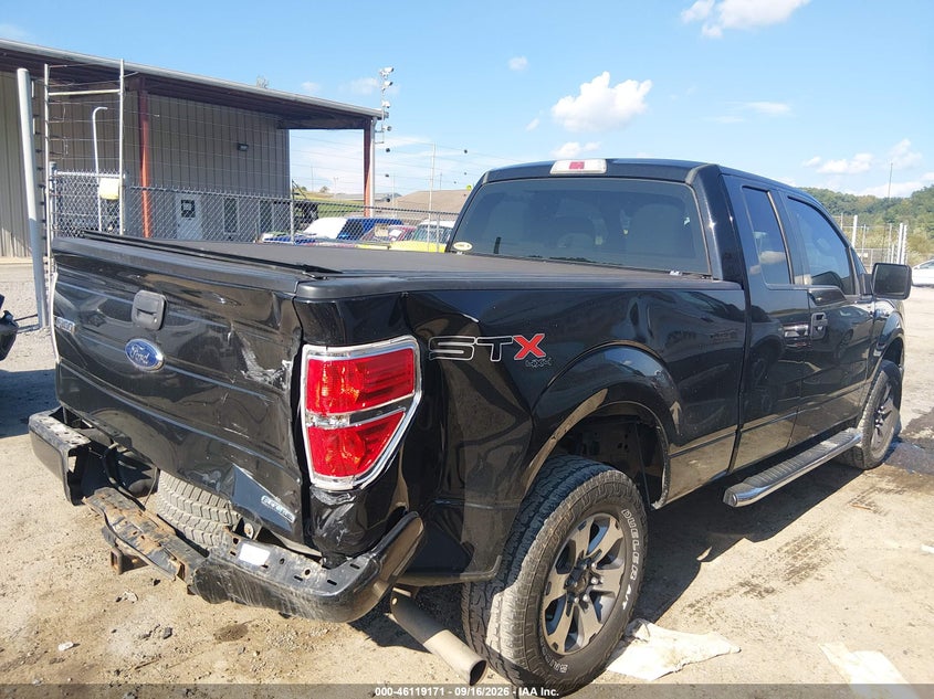 Vin: 1ftfx1efxdkf29992, lot: 46618891, ford f-150 stx 20134