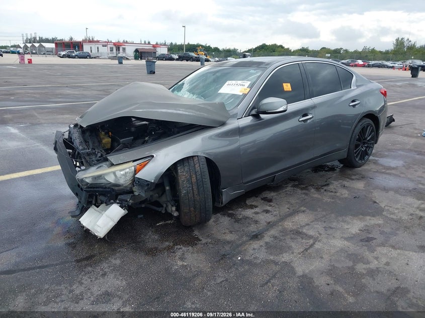 Vin: jn1bv7ap7em686796, lot: 46618926, infiniti q50 premium 20142