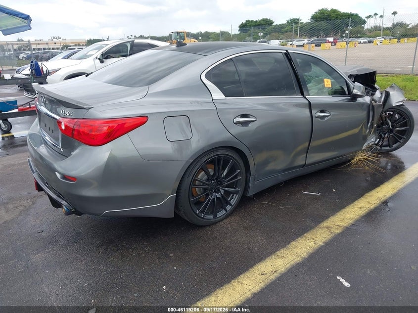 Vin: jn1bv7ap7em686796, lot: 46618926, infiniti q50 premium 20144