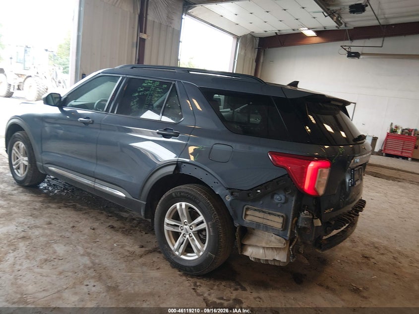 Vin: 1fmsk8dh3mgc44316, lot: 46618930, ford explorer xlt 20213