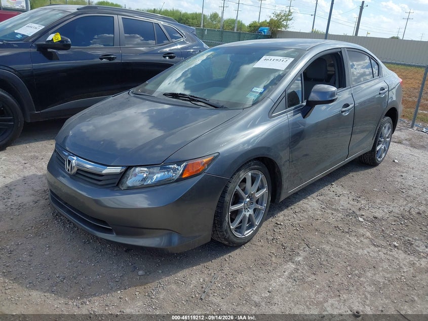 Vin: 19xfb2f54ce001165, lot: 46618932, honda civic lx 20122