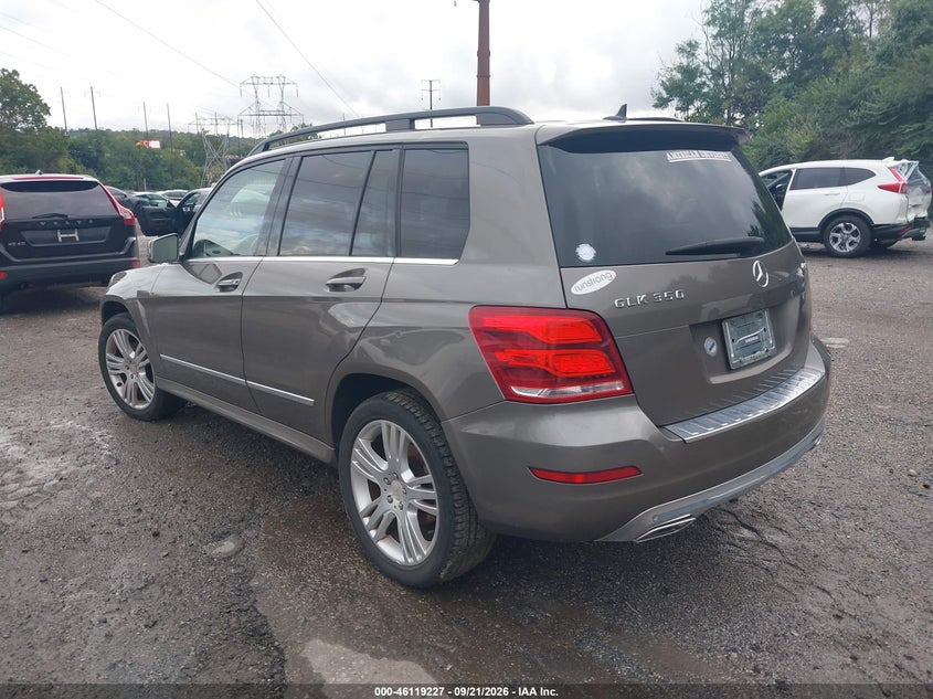Vin: wdcgg8jb4dg081424, lot: 46618947, mercedes-benz glk 350 4matic 20133