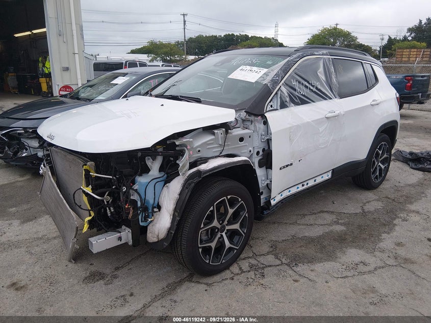 Vin: 3c4njdcn5st553430, lot: 46618962, jeep compass limited 4x4 20252