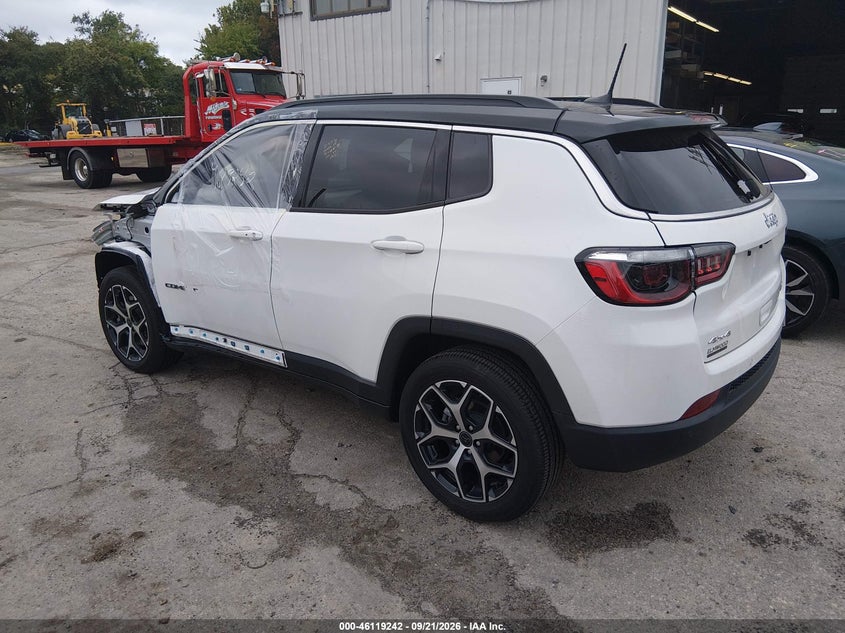 Vin: 3c4njdcn5st553430, lot: 46618962, jeep compass limited 4x4 20253