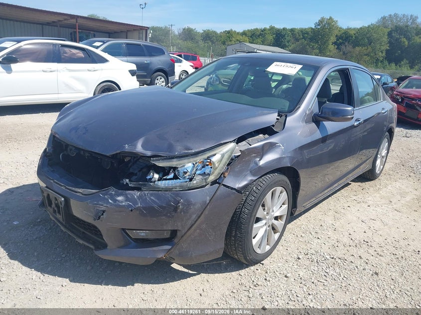 Vin: 1hgcr2f86ea092732, lot: 46618981, honda accord ex-l 20142