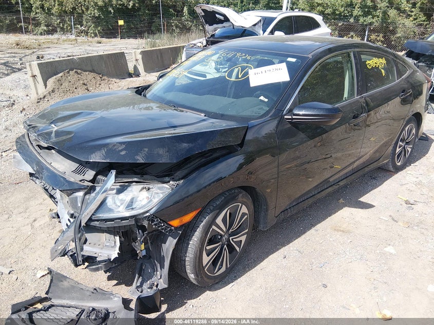 Vin: 19xfc1e36je003634, lot: 46619006, honda civic ex-t 20182