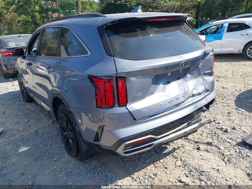 Vin: 5xyrkdlf9mg028548, lot: 46619014, kia sorento sx 20213