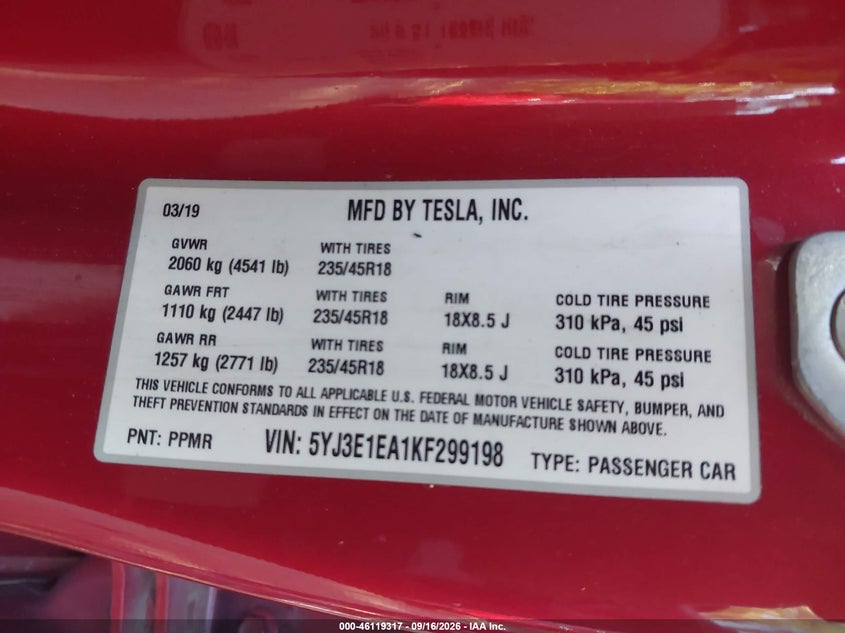 TESLA MODEL 3 - zdjęcie 9