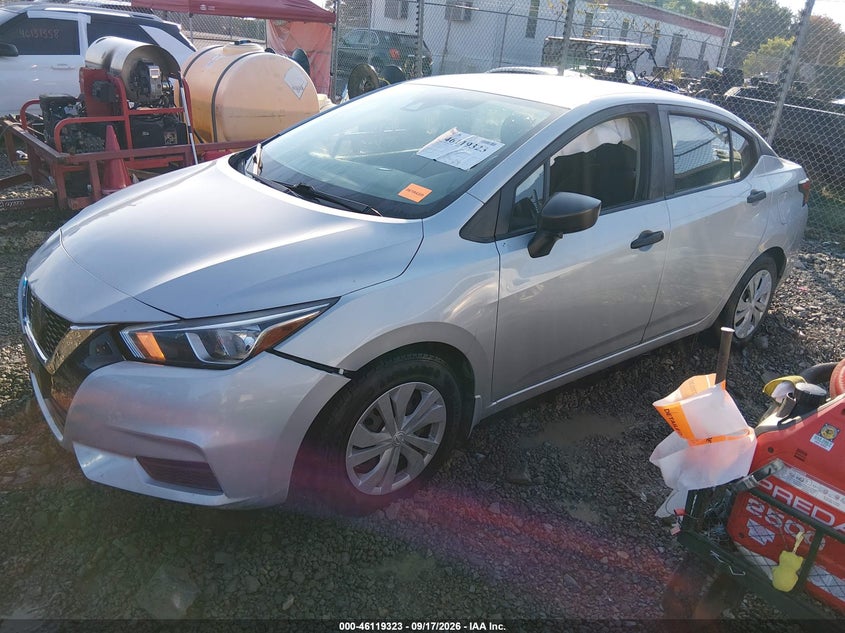 Vin: 3n1cn8dv1ll809682, lot: 46619043, nissan versa s xtronic cvt 20202